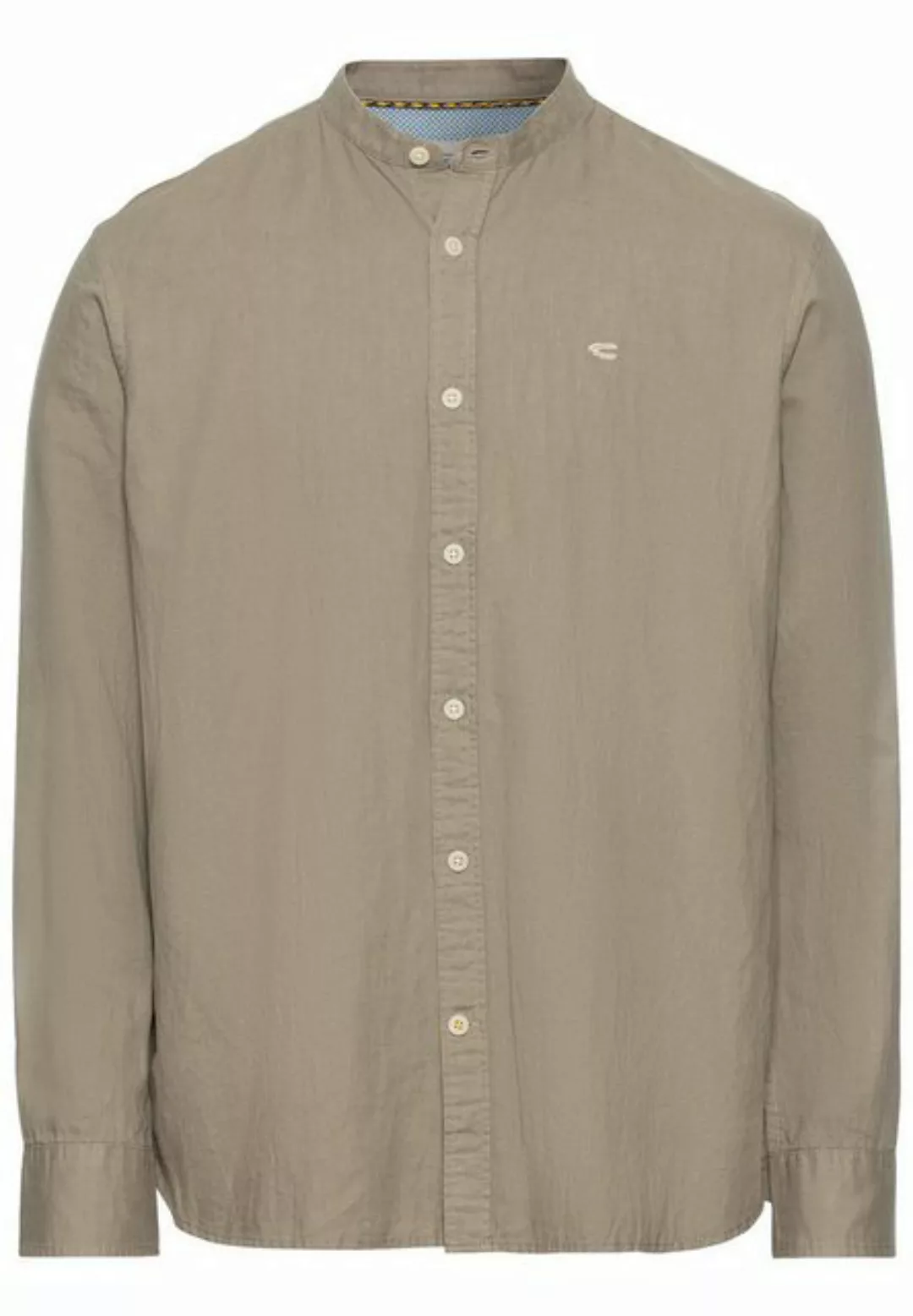 camel active Blusenshirt Longsleeve Shirt, Khaki günstig online kaufen