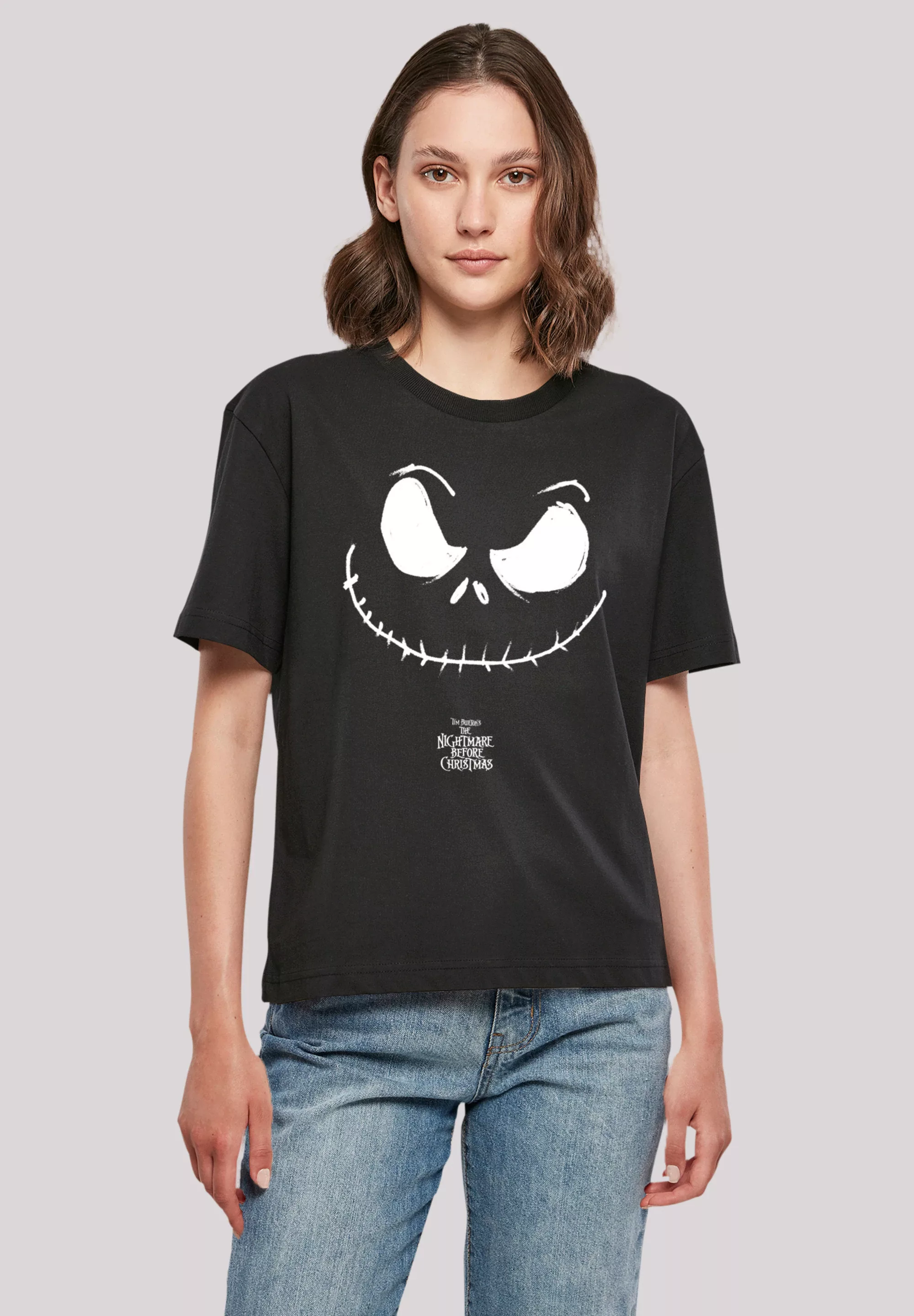 F4NT4STIC T-Shirt "Disney Nightmare Before Christmas Jack Face", Premium Qu günstig online kaufen