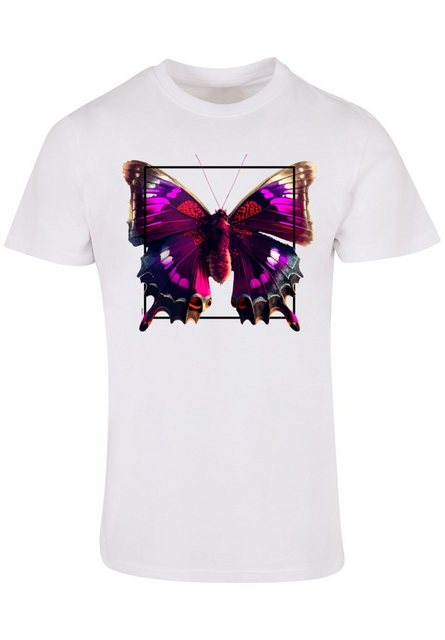 F4NT4STIC T-Shirt "Pink Schmetterling TEE UNISEX", Print günstig online kaufen