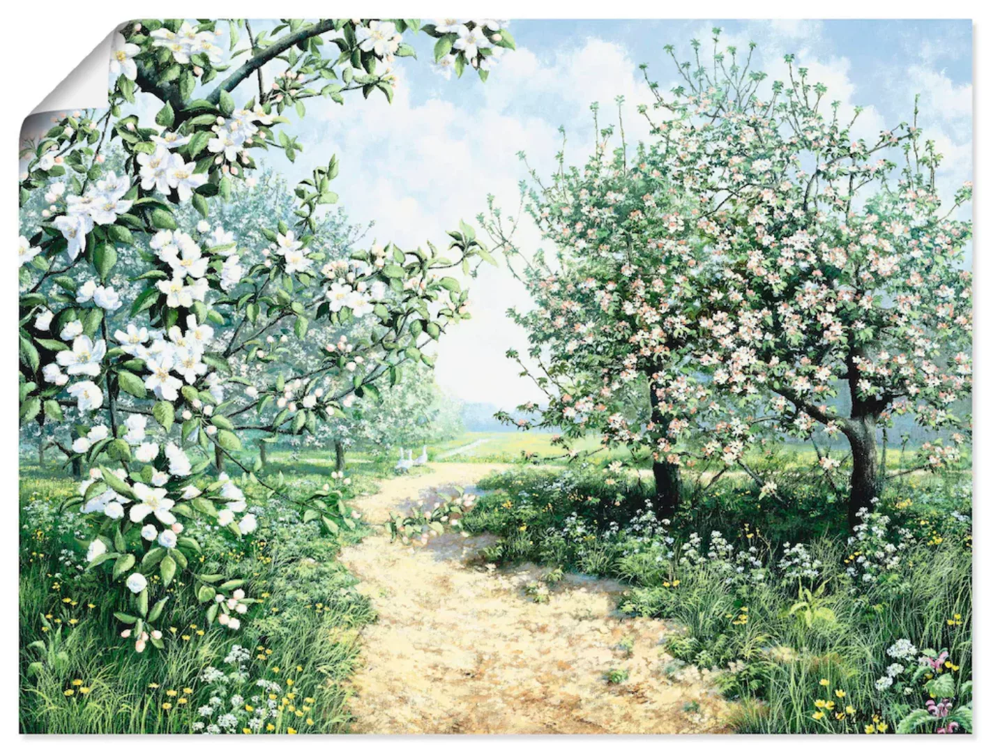 Artland Wandbild "Frühling I", Vier Jahreszeiten, (1 St.), als Leinwandbild günstig online kaufen
