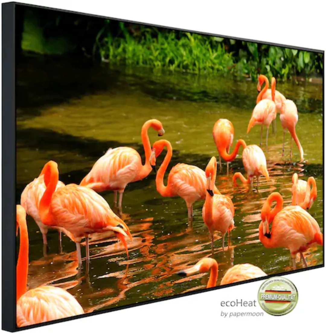 Papermoon Infrarotheizung »Rosa Flamingos« günstig online kaufen