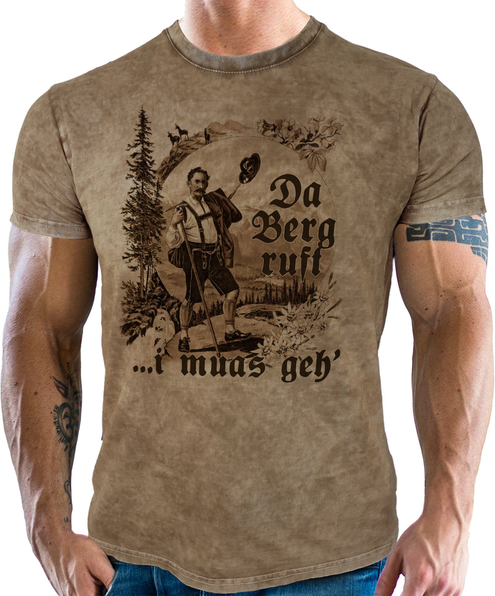 LOBO NEGRO® Trachtenshirt für Trachten Bayern günstig online kaufen