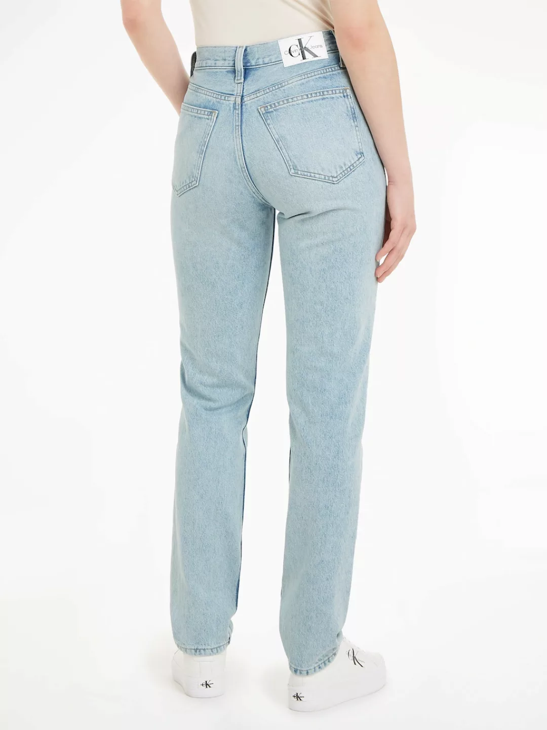 Calvin Klein Jeans Straight-Jeans AUTHENTIC SLIM STRAIGHT im 5-Pocket-Style günstig online kaufen