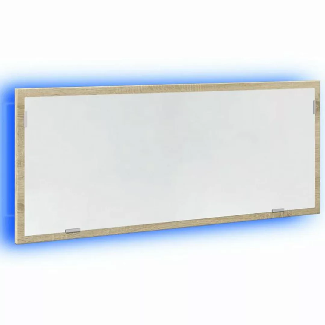 vidaXL Badezimmerspiegelschrank LED-Badspiegel Sonoma-Eiche 100x8,5x37 cm H günstig online kaufen