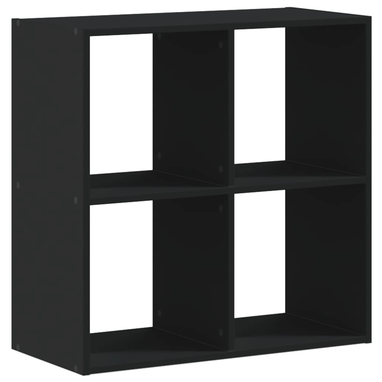 vidaXL Bücherregal Schwarz 68,5x32x68,5 cm Holzwerkstoff günstig online kaufen