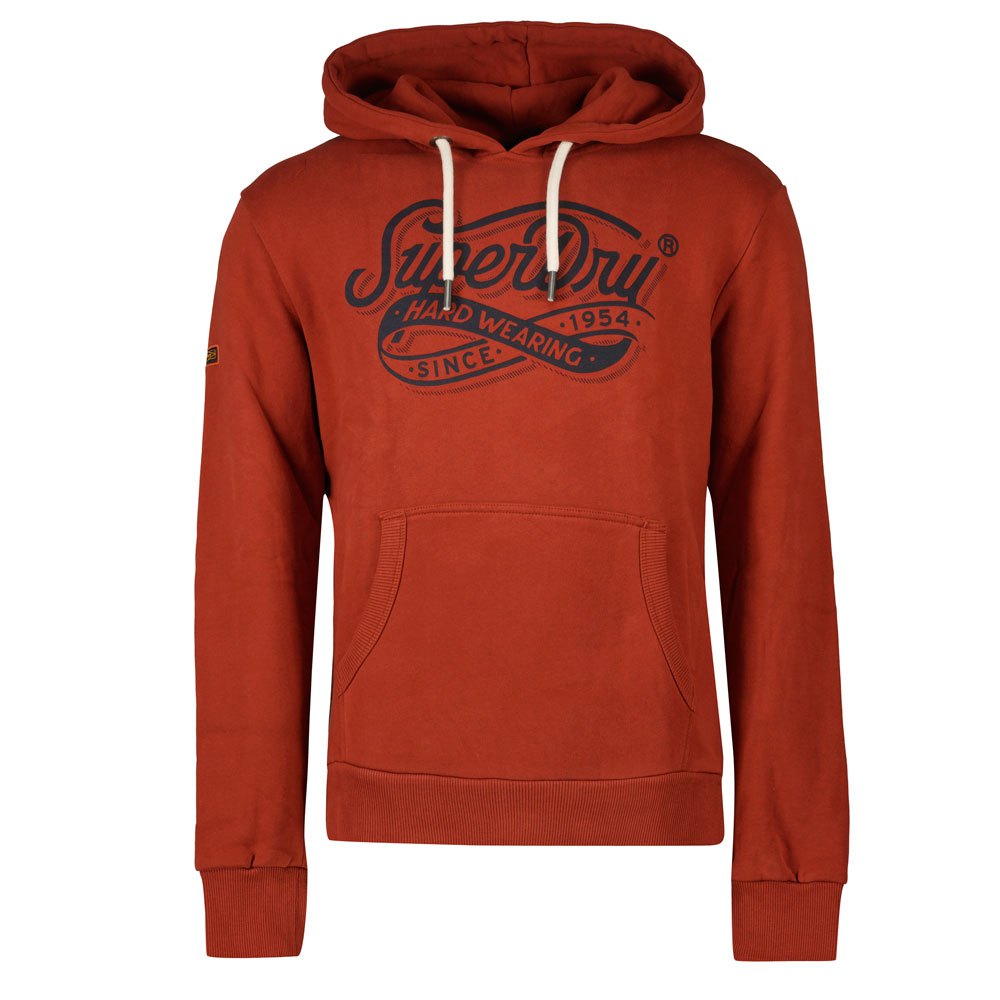 Superdry Script Style Work Wear Kapuzenpullover S Smoked Cinnamon günstig online kaufen