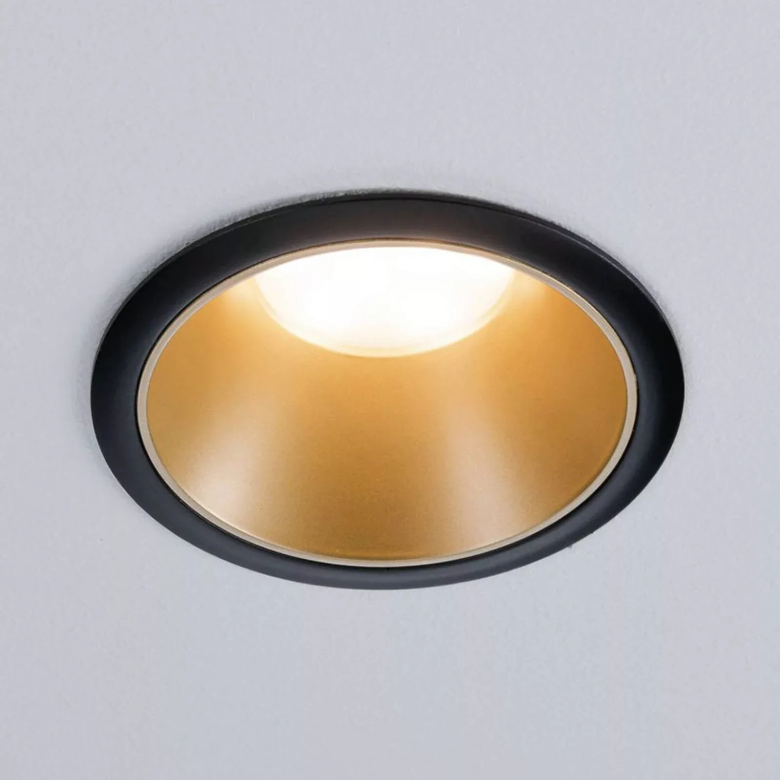 Paulmann Cole LED-Spotlight, gold-schwarz günstig online kaufen