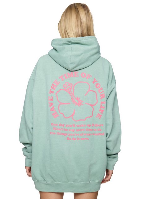 Worldclassca Hoodie Worldclassca Oversized FLOWER Print Hoodie Kapuzenpullo günstig online kaufen