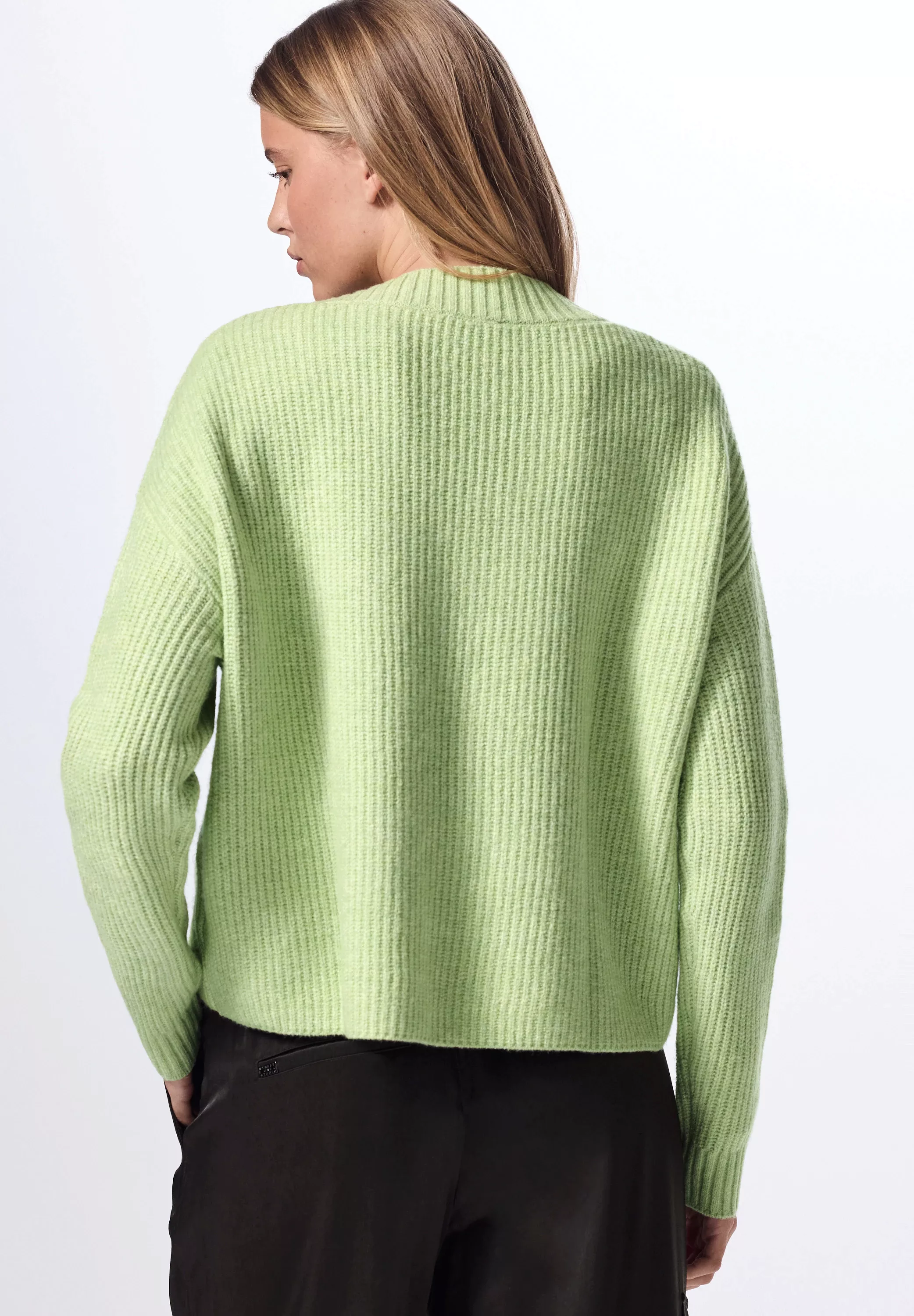 STREET ONE STUDIO Strickpullover, mit V-Ausschnitt günstig online kaufen