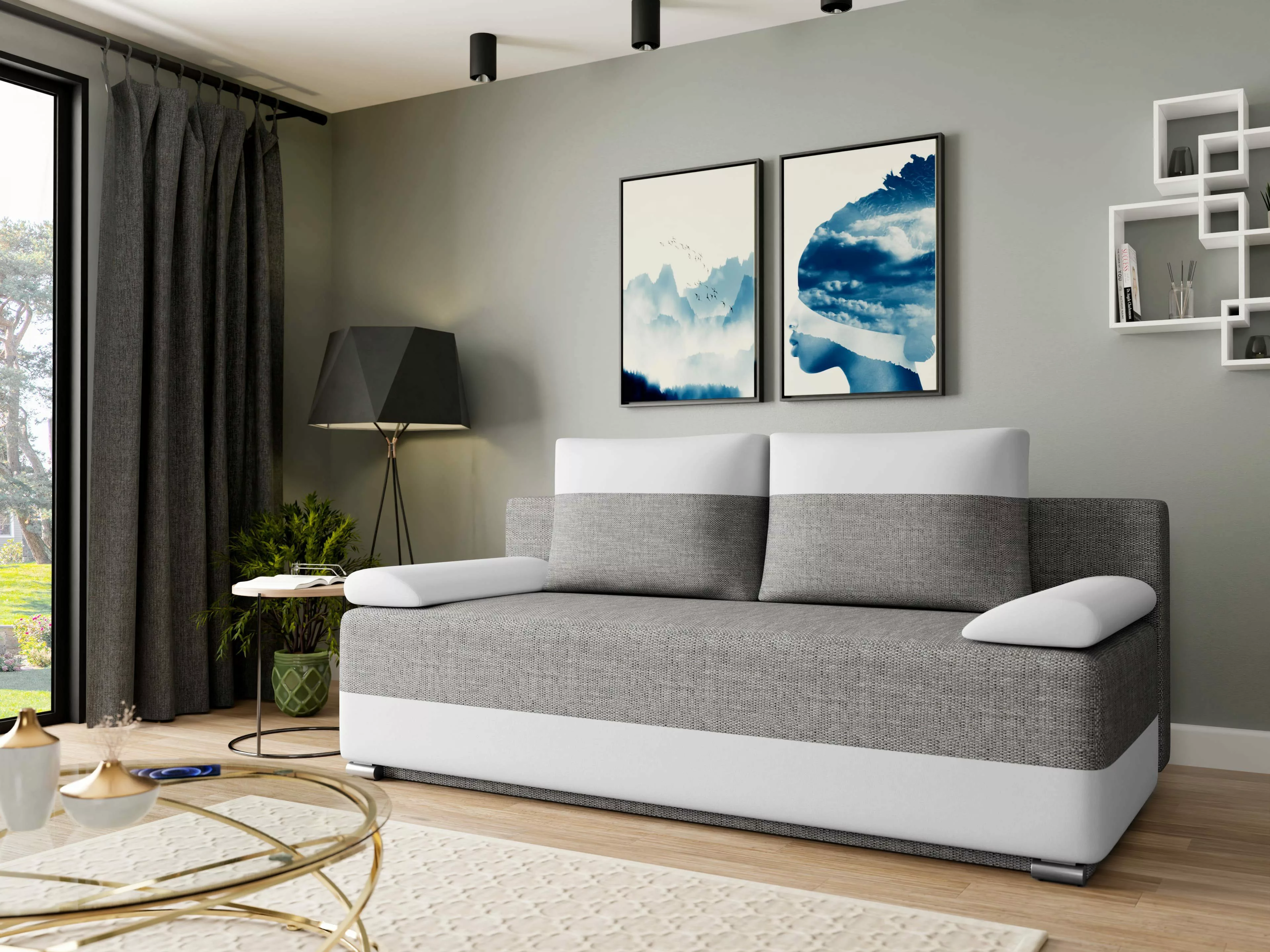 MOEBLO Schlafsofa ATLANTA, Schlafcouch Sofa Couch günstig online kaufen