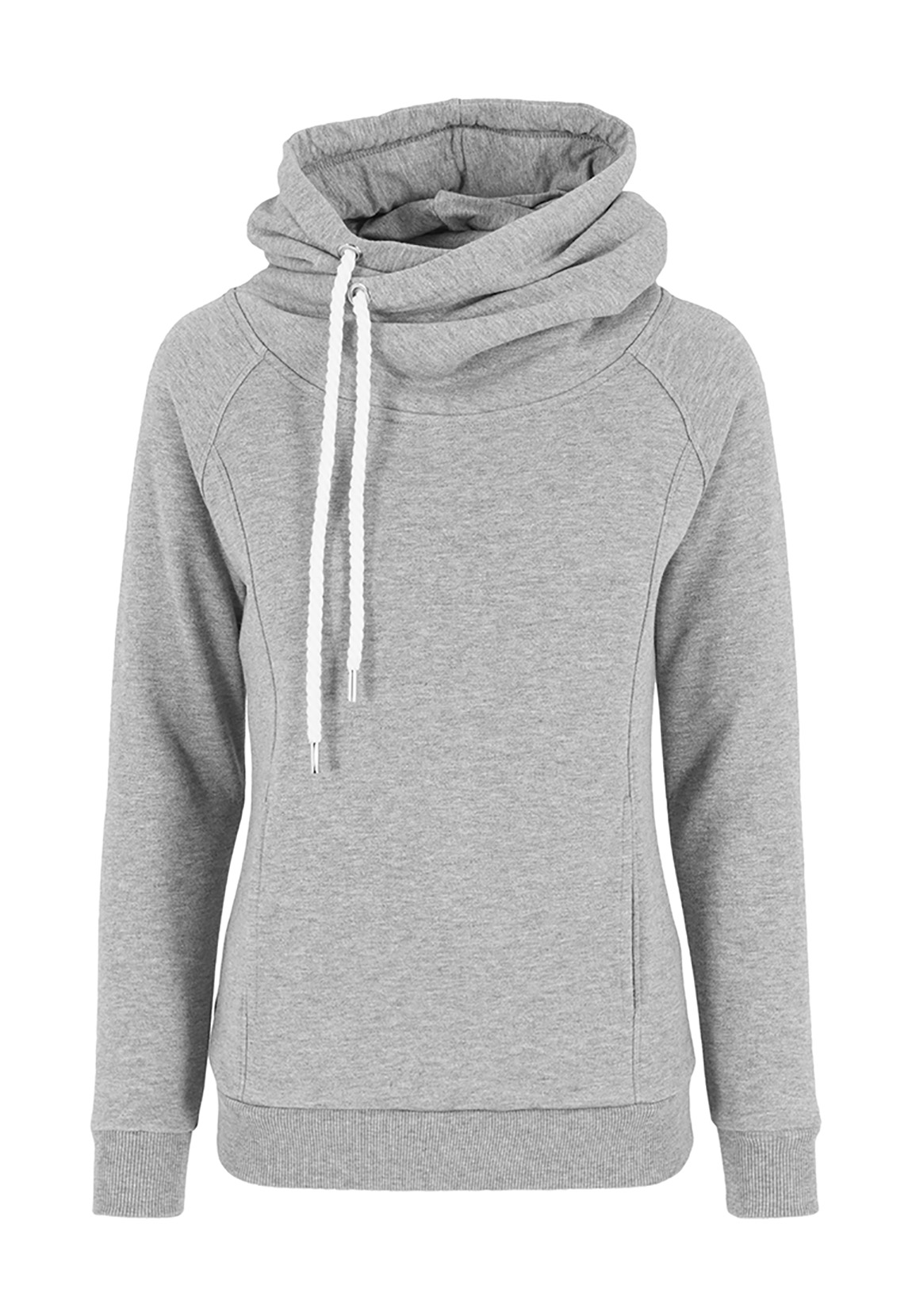 URBAN CLASSICS Kapuzenpullover Damen Ladies Raglan High Neck Hoody (1-tlg) günstig online kaufen