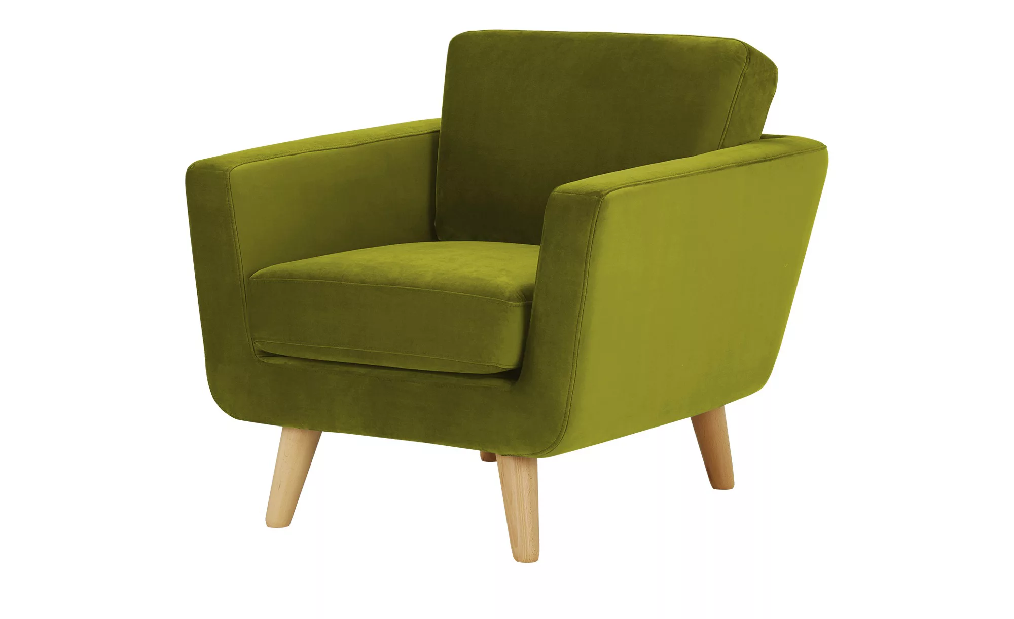 finya Sessel  Malmo - grün - 86 cm - 80 cm - 88 cm - Polstermöbel > Sessel günstig online kaufen