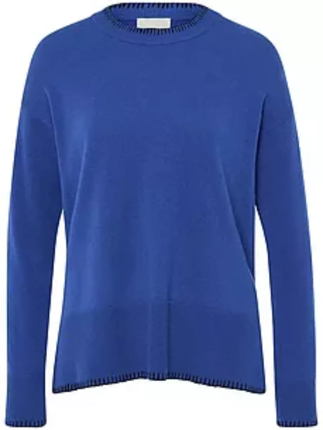 Rundhals-Pullover include blau günstig online kaufen