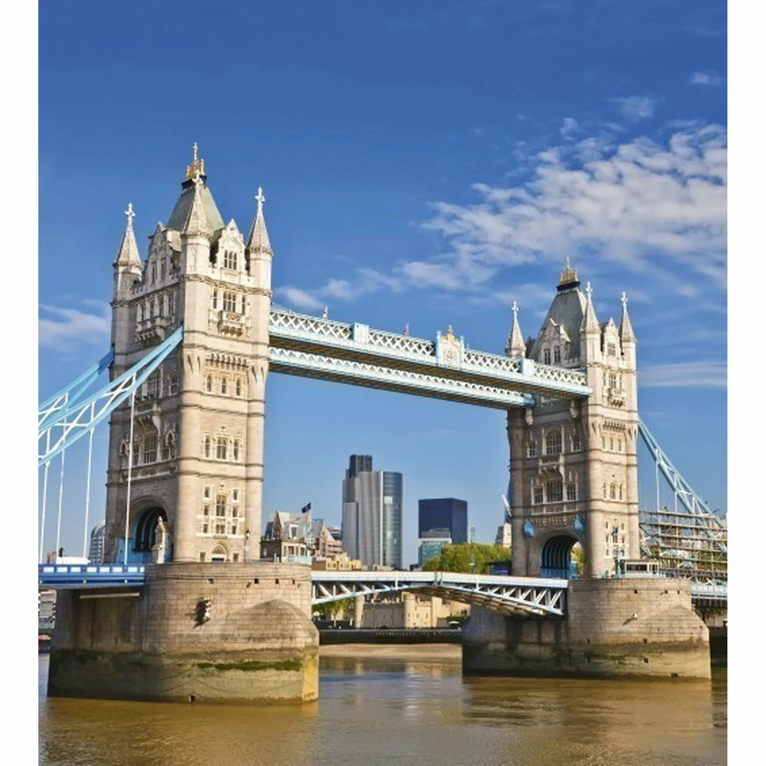 Fototapete TOWER BRIDGE  | MS-3-0019 | Blau | Digitaldruck auf Vliesträger günstig online kaufen