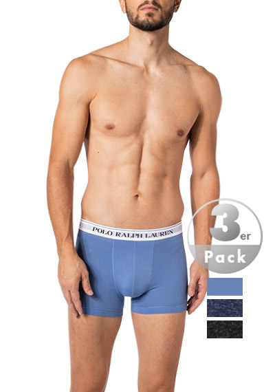 Polo Ralph Lauren – 3er-Pack Unterhosen mit Textlogobund in Marineblau meli günstig online kaufen