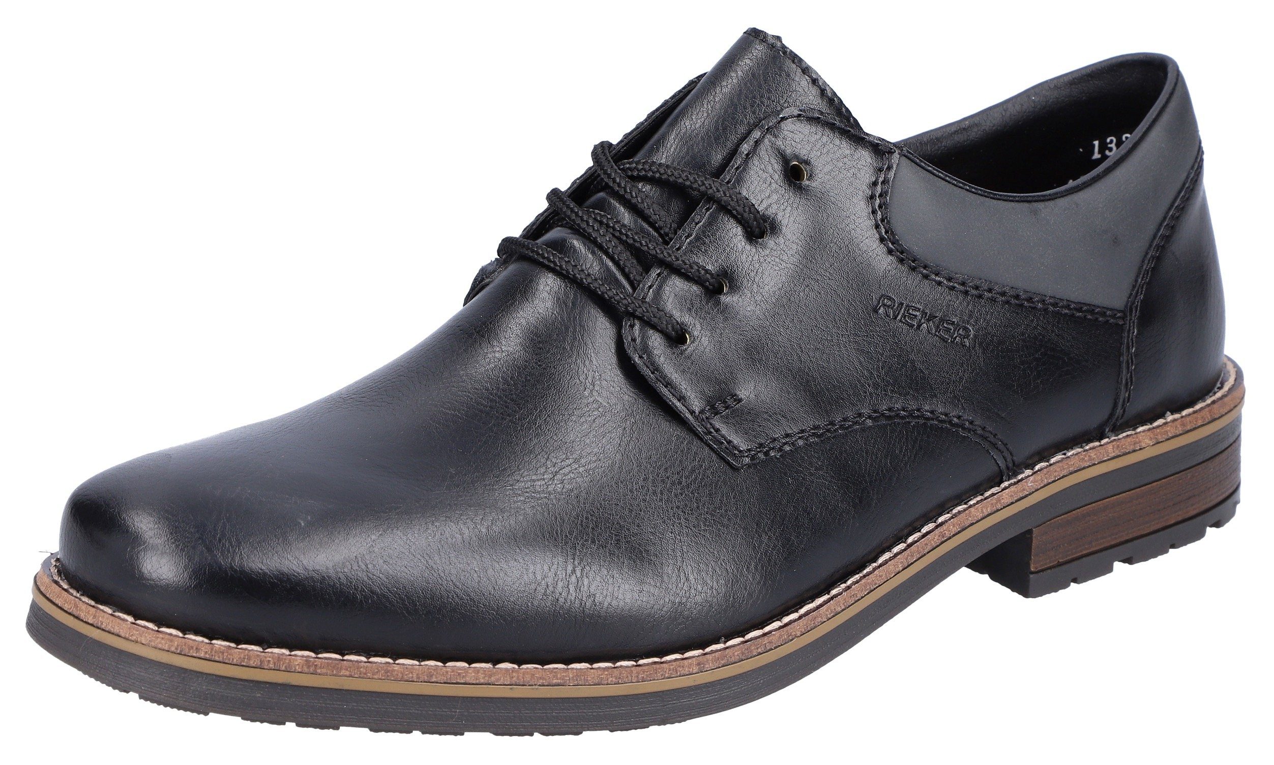 Rieker Schnürschuh, in eleganter Optik, Freizeitschuh, Halbschuh, Schnürsch günstig online kaufen
