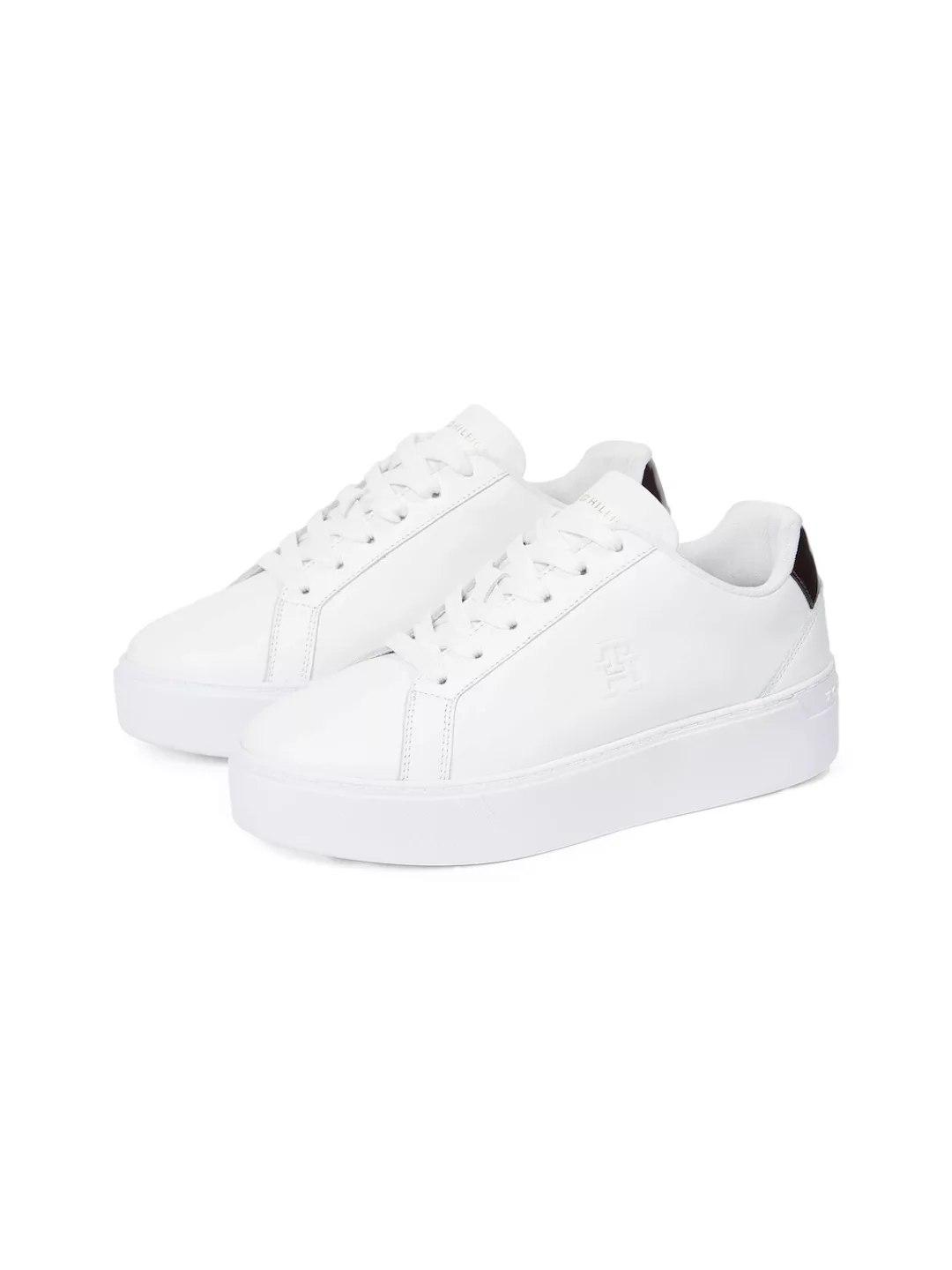 Tommy Hilfiger Plateausneaker "TH PLATFORM COURT SNEAKER", Freizeitschuh, H günstig online kaufen