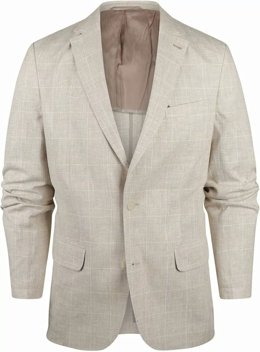 Steppin' Out Blazer Karos Beige - Größe 54 günstig online kaufen