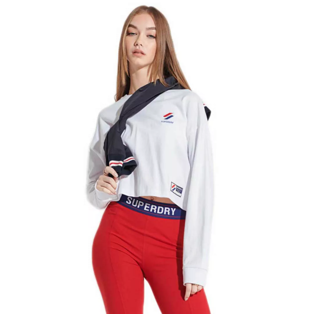 Superdry Sportstyle Essential Crop Sweatshirt XL Optic günstig online kaufen