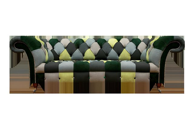 Xlmoebel Sofa Chesterfield Sofa mit Platz für drei Personen, in buntem Pols günstig online kaufen