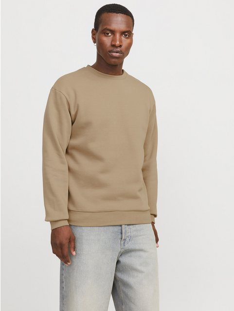 Jack & Jones Sweatshirt JJEBRADLEY SWEAT CREW NOOS mit Rippbündchen günstig online kaufen