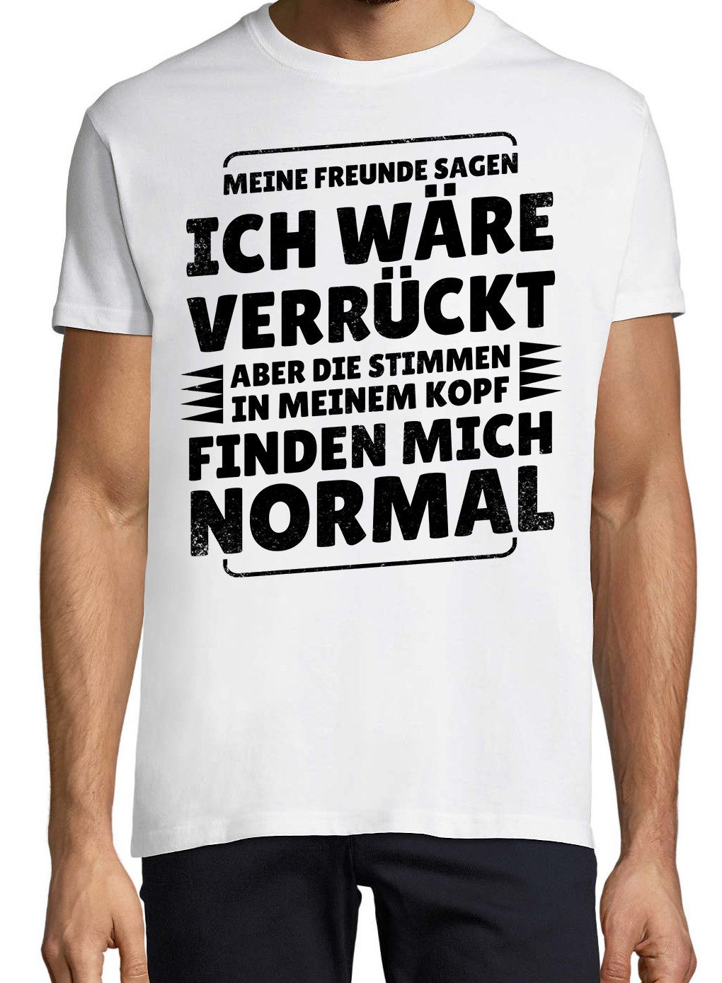 Youth Designz Print-Shirt Verrückt Normal Herren günstig online kaufen