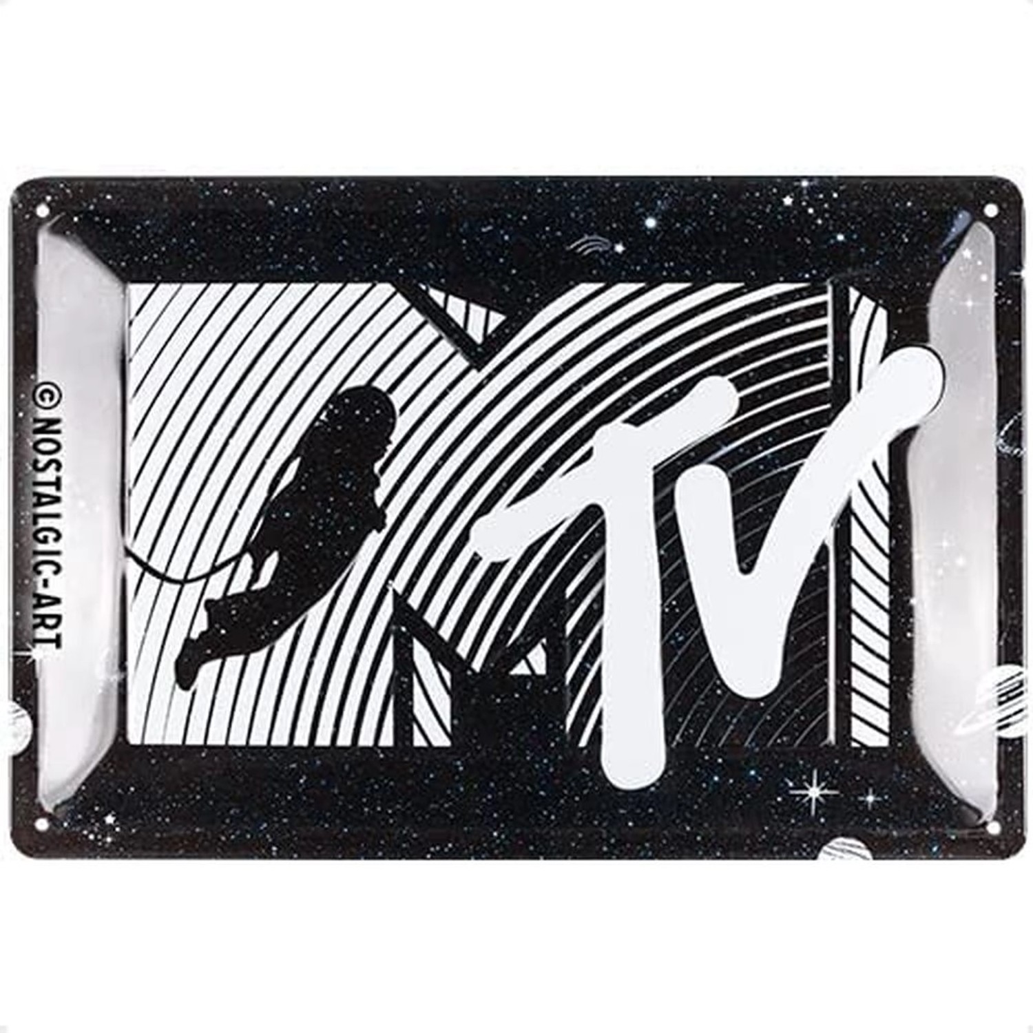 Nostalgic-Art Blechschild 20 x 30cm - MTV Moonman - Logo Universe günstig online kaufen