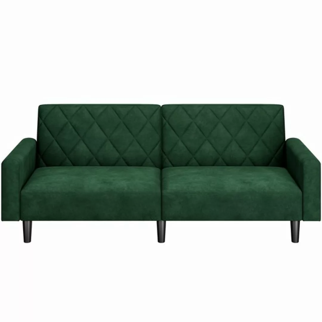 Yaheetech Schlafsofa 2 Sitzer Sofa mit Schlaffunktion, 140,5 × 94 cm Liegef günstig online kaufen