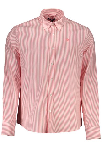 North Sails Langarmhemd Langarm-Shirt Herren Rosa: Gestreift, Bio-Baumwolle günstig online kaufen