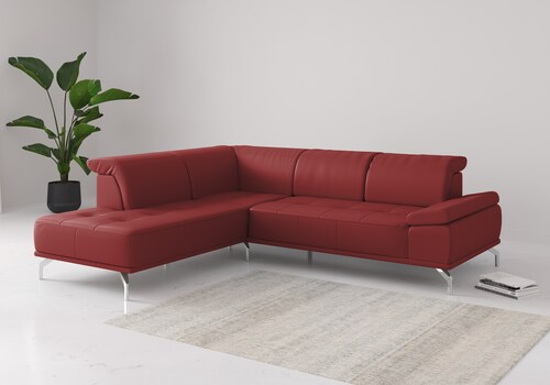 Places of Style Ecksofa "Caluna", Inkl.Sitztiefenverstellung, wahlweise mit günstig online kaufen