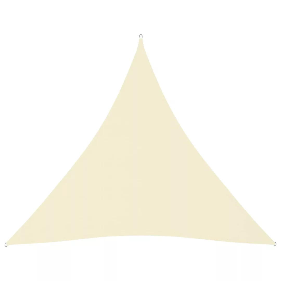 Sonnensegel Oxford-gewebe Dreieckig 3x3x3 M Creme günstig online kaufen