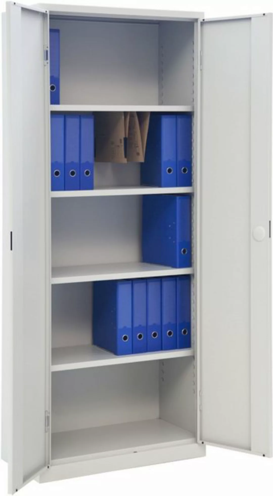 Bisley Light Aktenschrank Flügeltürenschrank Eco montiert 4 Böden 5 OH HxBx günstig online kaufen