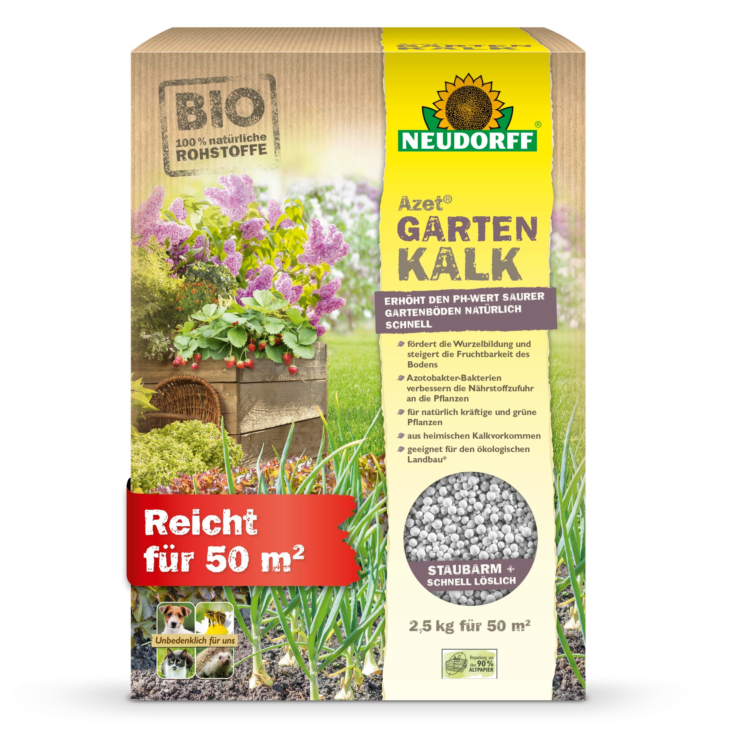 Neudorff Rasenkalk Bio - Azet GartenKalk günstig online kaufen