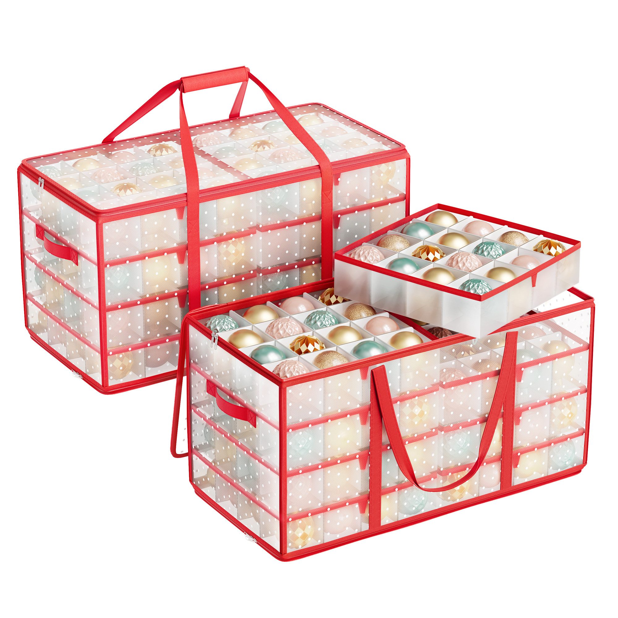 SONGMICS Aufbewahrungsbox, für Weihnachtskugeln, Weihnachtskugeln Aufbewahr günstig online kaufen