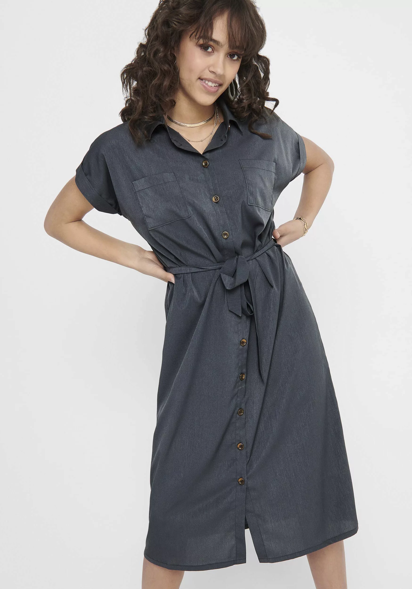 ONLY Hemdblusenkleid ONLHANNOVER S/S SHIRT DRESS NOOS WVN günstig online kaufen