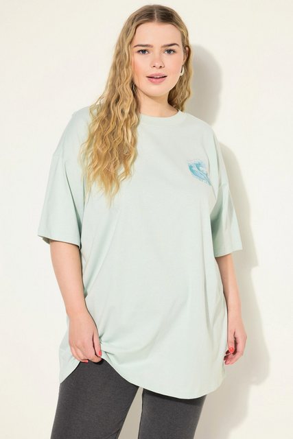 Studio Untold T-Shirt Longshirt Rundhals Wave günstig online kaufen