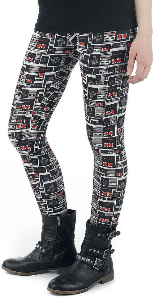 Nintendo Leggings NINTENDO Controller Leggings 90 Jahre Mottoparty günstig online kaufen