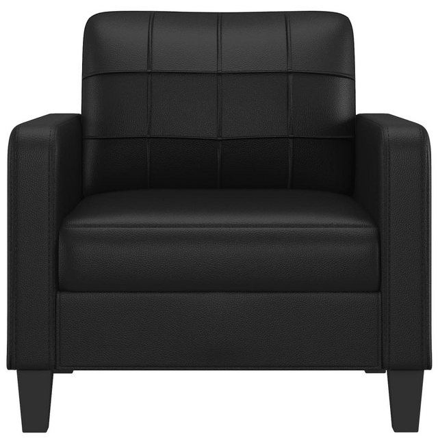 ZMH Ecksofa Sessel Schwarz 60 cm Kunstleder Whonzimmer, Packung 1 Teile, Ro günstig online kaufen