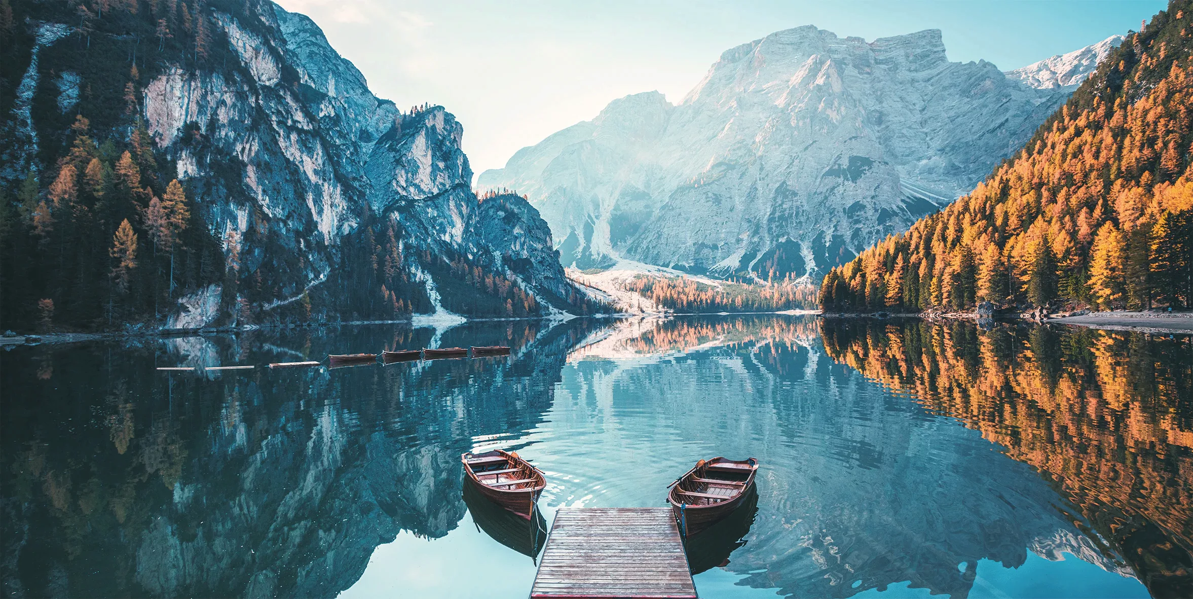 Bönninghoff Leinwandbild "Pragser Wildsee", Seelandschaft-Italien, (1 St.) günstig online kaufen