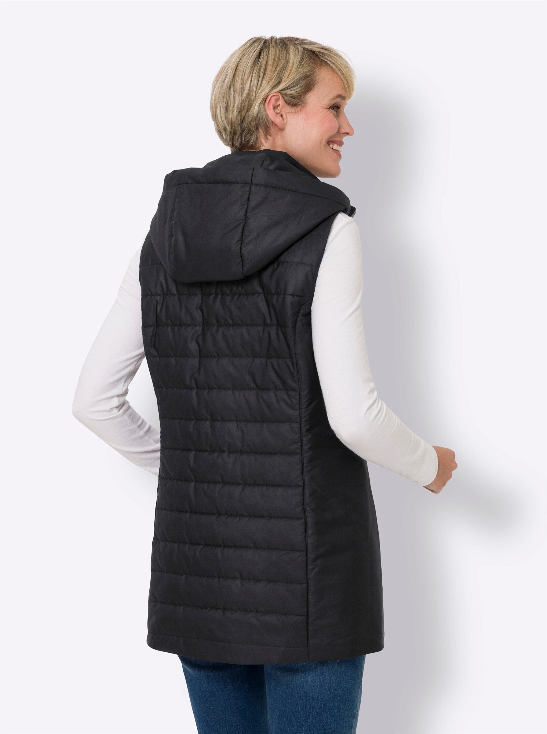 Sieh an! Jerseyweste Longweste günstig online kaufen