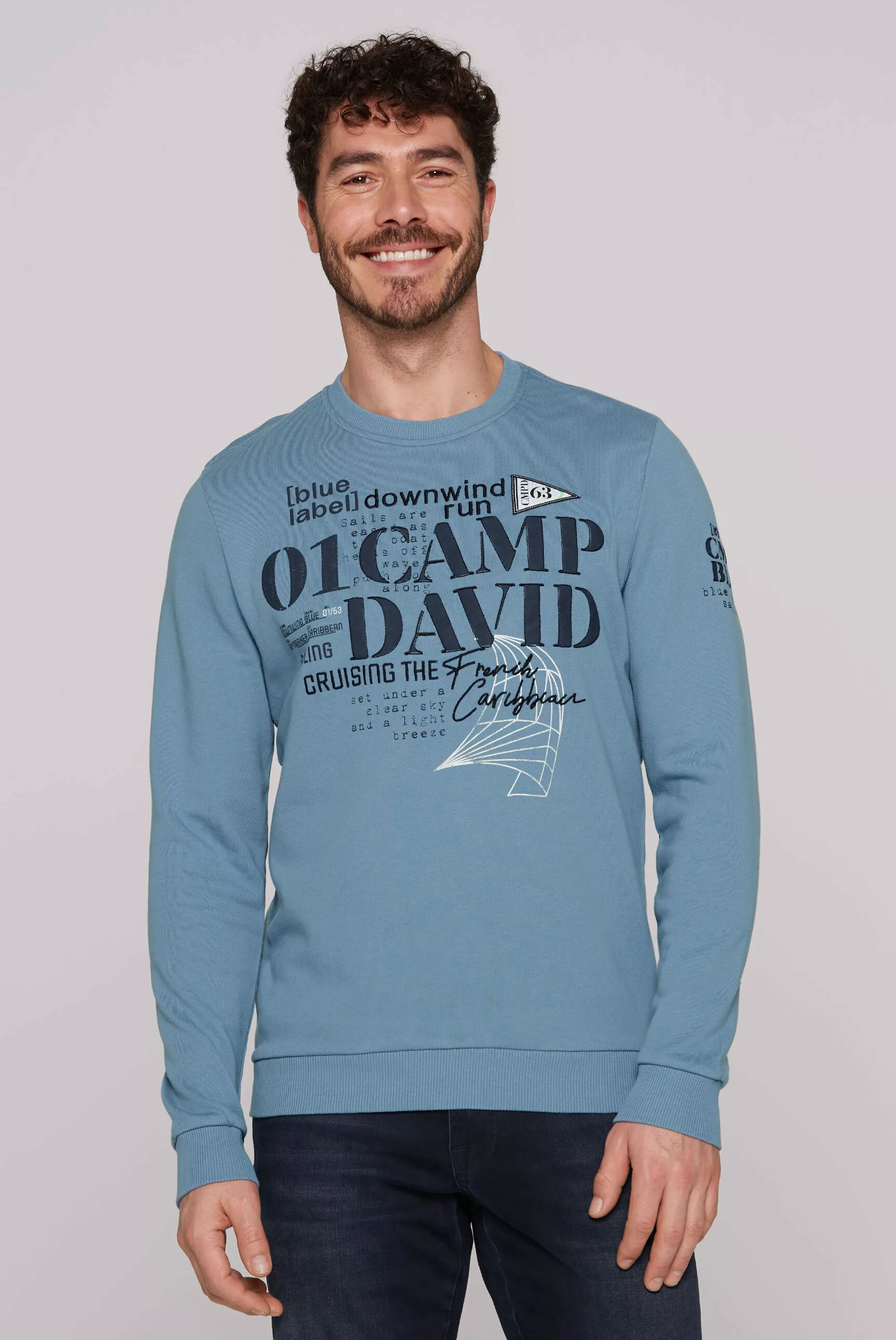 CAMP DAVID Sweater, aus Baumwolle günstig online kaufen