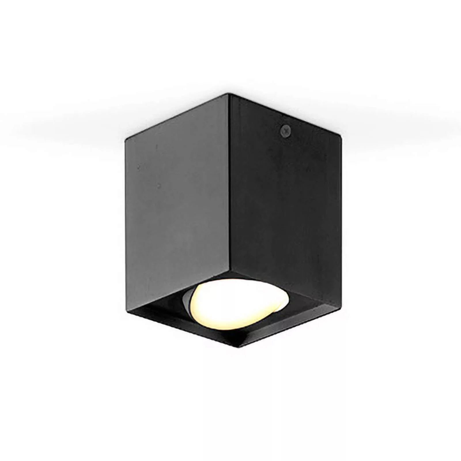 EVN Kardanus LED-Deckenleuchte, 9x9cm, schwarz günstig online kaufen