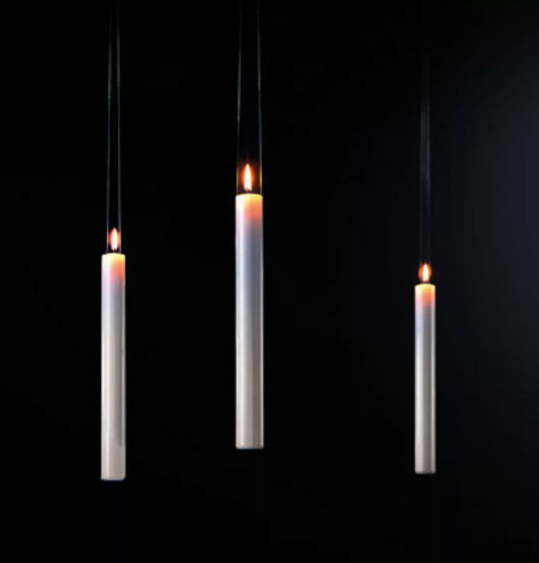 Ingo Maurer - Fly Candle Fly! Kerzenleuchter Set 2 - natur/Wachs/1 Kerze,Ha günstig online kaufen