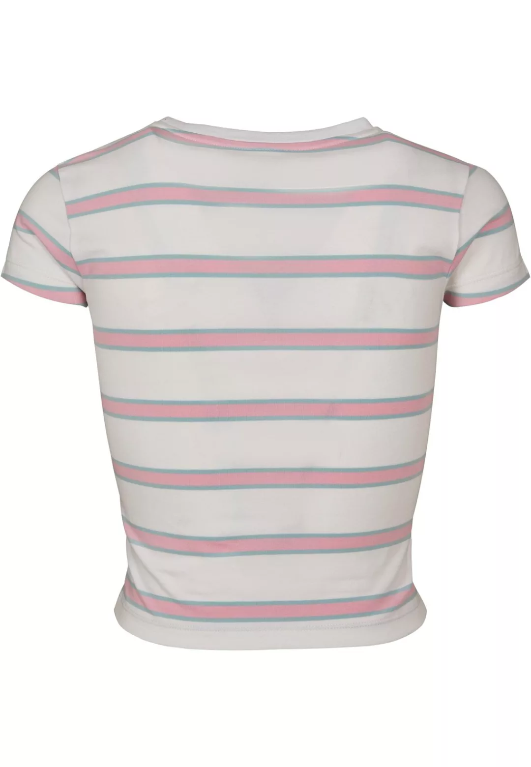 URBAN CLASSICS T-Shirt "Urban Classics Damen Ladies Stripe Cropped Tee", (1 günstig online kaufen
