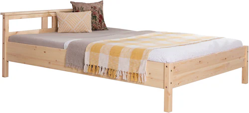 Ticaa Futonbett "Merci", Einzelbett, aus Kiefer Massivholz, inkl. Rollrost günstig online kaufen