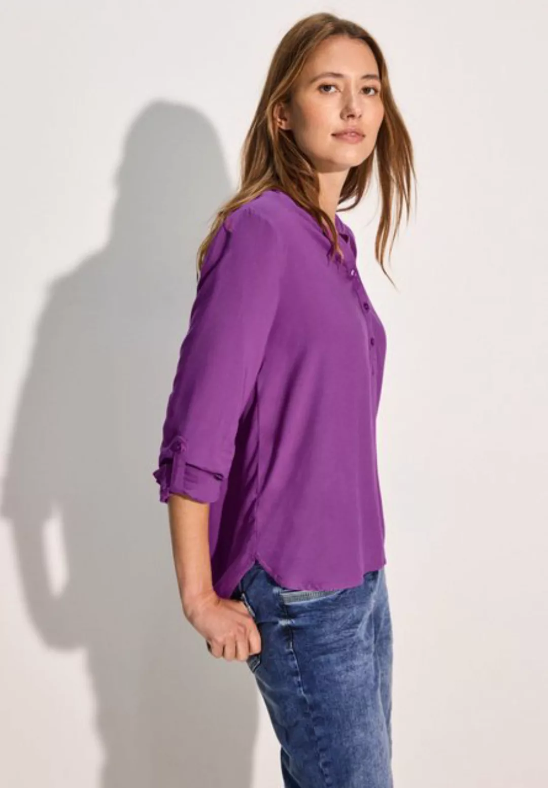 Cecil Shirtbluse - Damen Bluse mit Turn-Up - Bluse günstig online kaufen