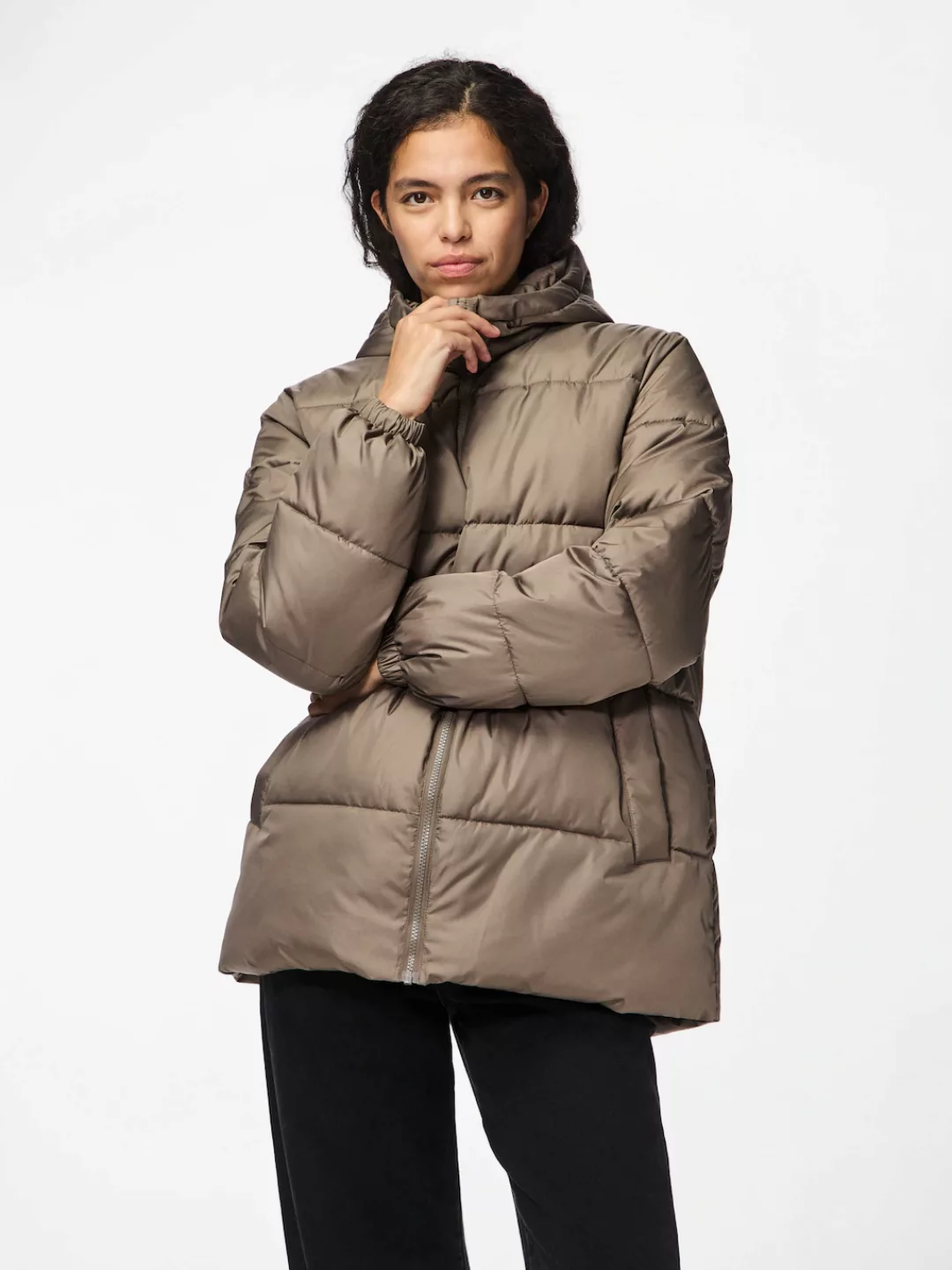 pieces Steppjacke "PCMADDIE PUFFER JACKET NOOS BC", mit Kapuze günstig online kaufen