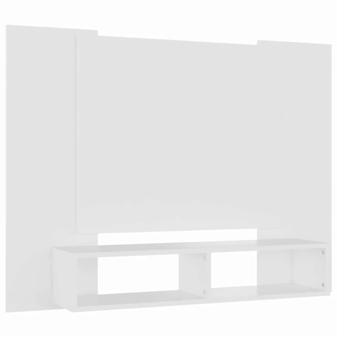 Tv-wandschrank Weiß 120x23,5x90 Cm Spanplatte günstig online kaufen