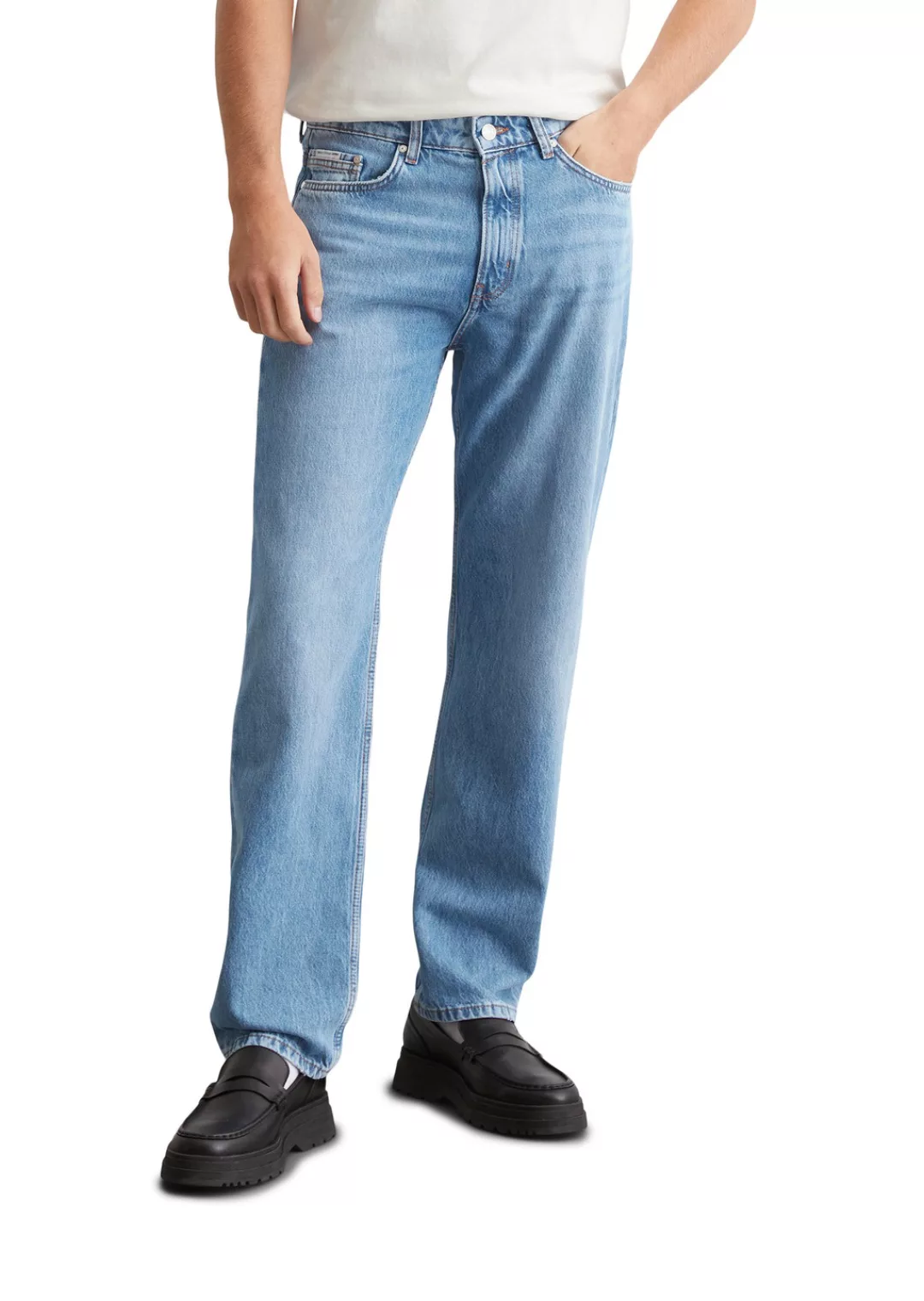 Marc OPolo DENIM Straight-Jeans "aus reiner Bio-Baumwolle" günstig online kaufen