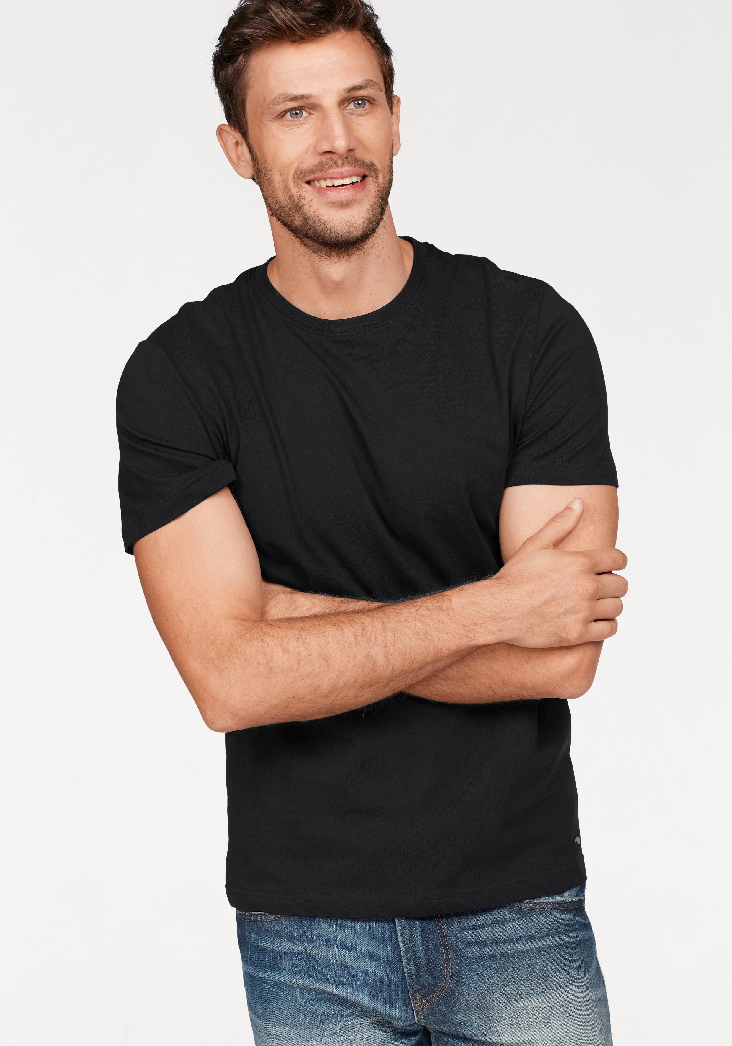 TOM TAILOR T-Shirt (Packung, 2er-Pack) perfektes Basic günstig online kaufen